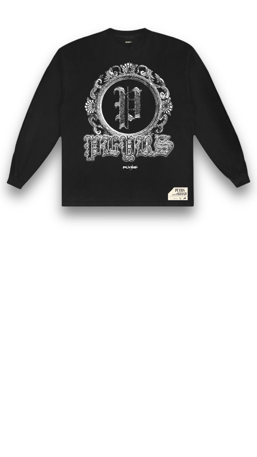 BLACK P SHIRT LONG-SLEEVED