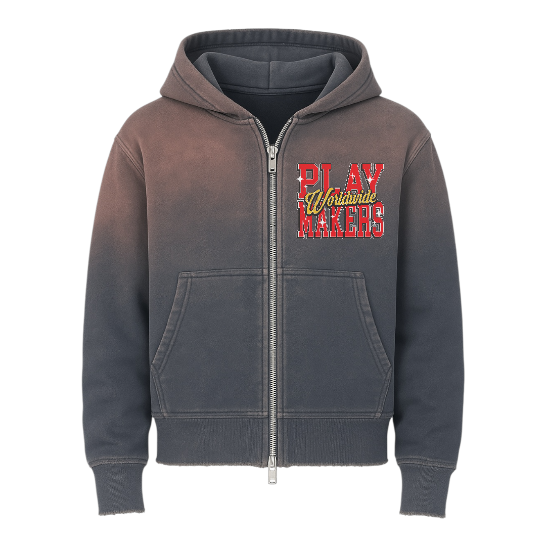 DISTRESSED PLAYER WAYS HOODIE