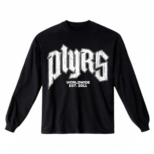 BLACK PLYRS L/S TEE