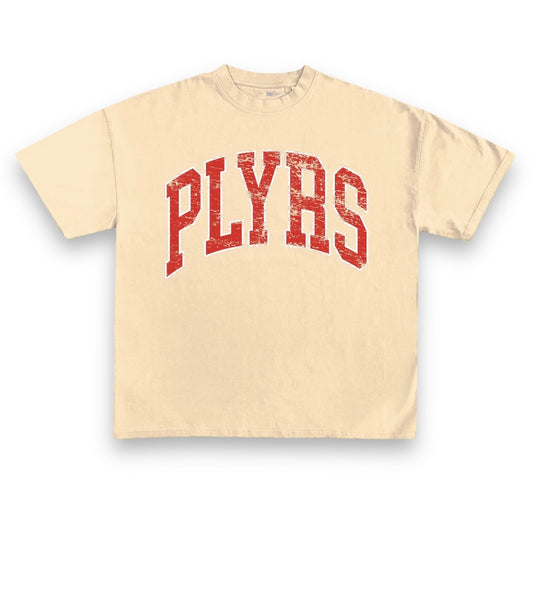 CREAM PLYRS TEE